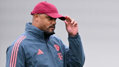 Vincent Kompany, entrenador del Bayern Múnich. 