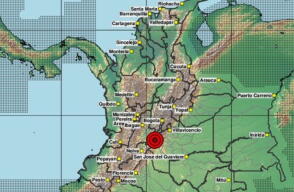 Temblor en Colombia: sismo de magnitud 4,1 se registró en la noche de este jueves en Chaparral, Tolima