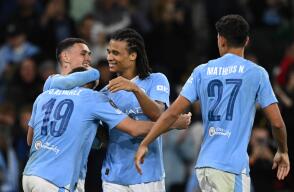 Manchester City inició con pie derecho su defensa del título en Champions, tras vencer 3-1 a Estrella Roja, por la fecha 1. Manchester City inició con pie derecho su defensa del título en Champions, tras vencer 3-1 a Estrella Roja, por la fecha 1.