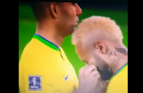 Neymar y Casemiro en mundial Qatar
