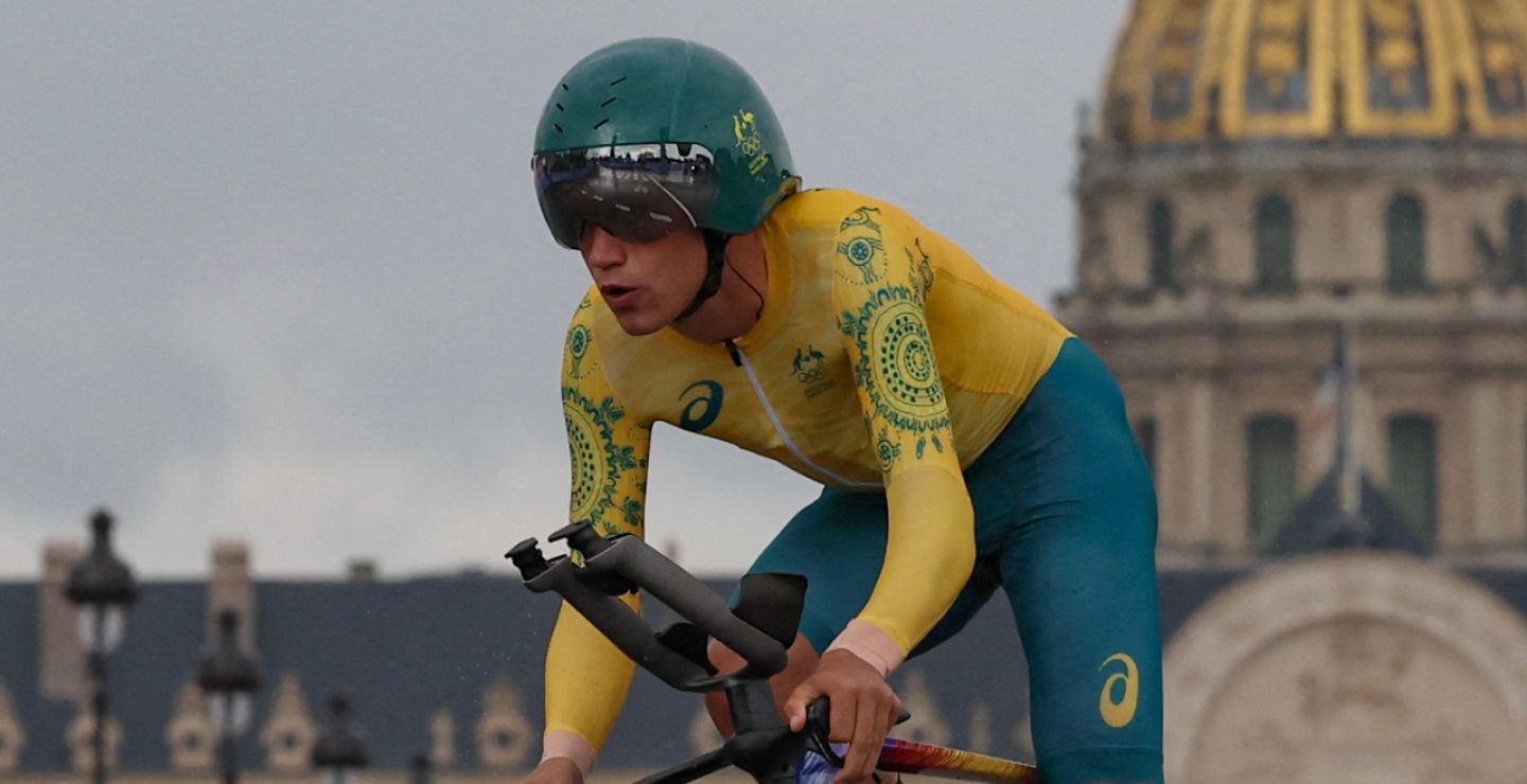 Luke Plapp (Team Jayco AlUla) era uno de los favoritos a ganar la 'crono' en la etapa 2 del Giro de Italia 2025