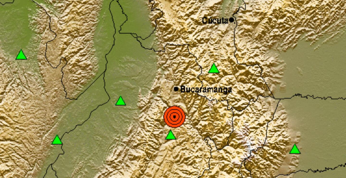 Temblor en Colombia hoy: sismo de magnitud 4,6 sacudió a Santander este 17 de febrero