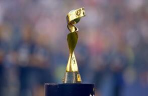 353507_BLU Radio. Trofeo del Mundial de Fútbol femenino / Foto: AFP