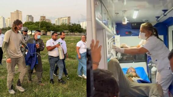 Rescatan tras 20 horas a estadounidense que quedó atrapado en la Sierra Nevada de Santa Marta