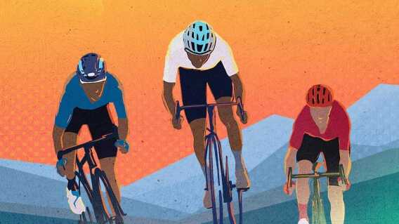 Con ojos de ciclista. Foto: Caracol Especiales Con ojos de ciclista. Foto: Caracol Especiales