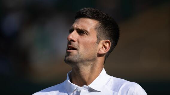 Novak Djokovic durante Wimbledon 2023 Novak Djokovic durante Wimbledon 2023