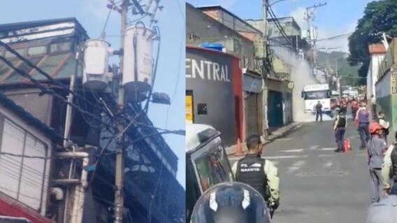 Momento en el que abuelita y su nieto pierden la vida por cable de alta tensión; en llamas Momento en el que abuelita y su nieto pierden la vida por cable de alta tensión; en llamas