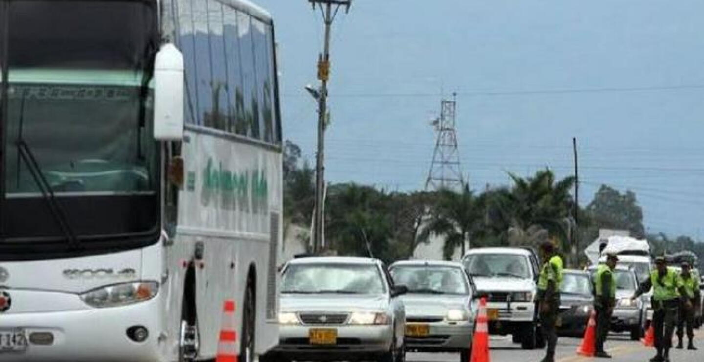 312520_BLU Radio. Corredor vial en Santander/ foto: Policía.