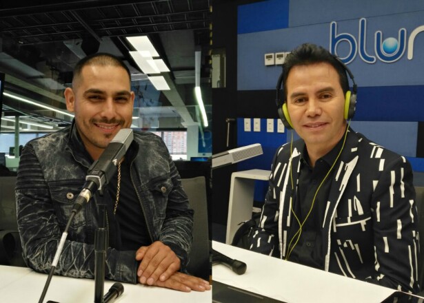 285380_BLU Radio, Jhonny Rivera y Espinoza Paz / foto: Blu Radio
