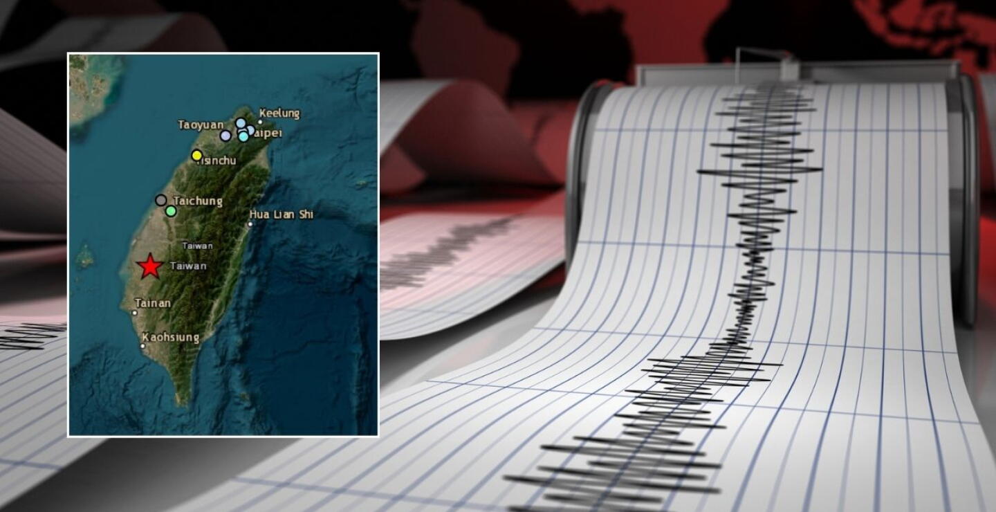 Sismo en Taiwán