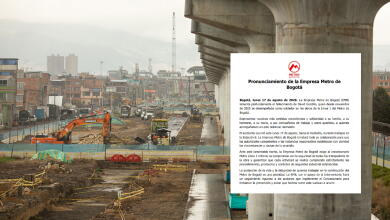 Muere trabajador durante las obras de la Línea 1 del Metro de Bogotá: investigan las causas del accidente