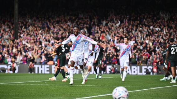 Jefferson Lerma fue figura con Crystal Palace vs. Nottingham Forest.