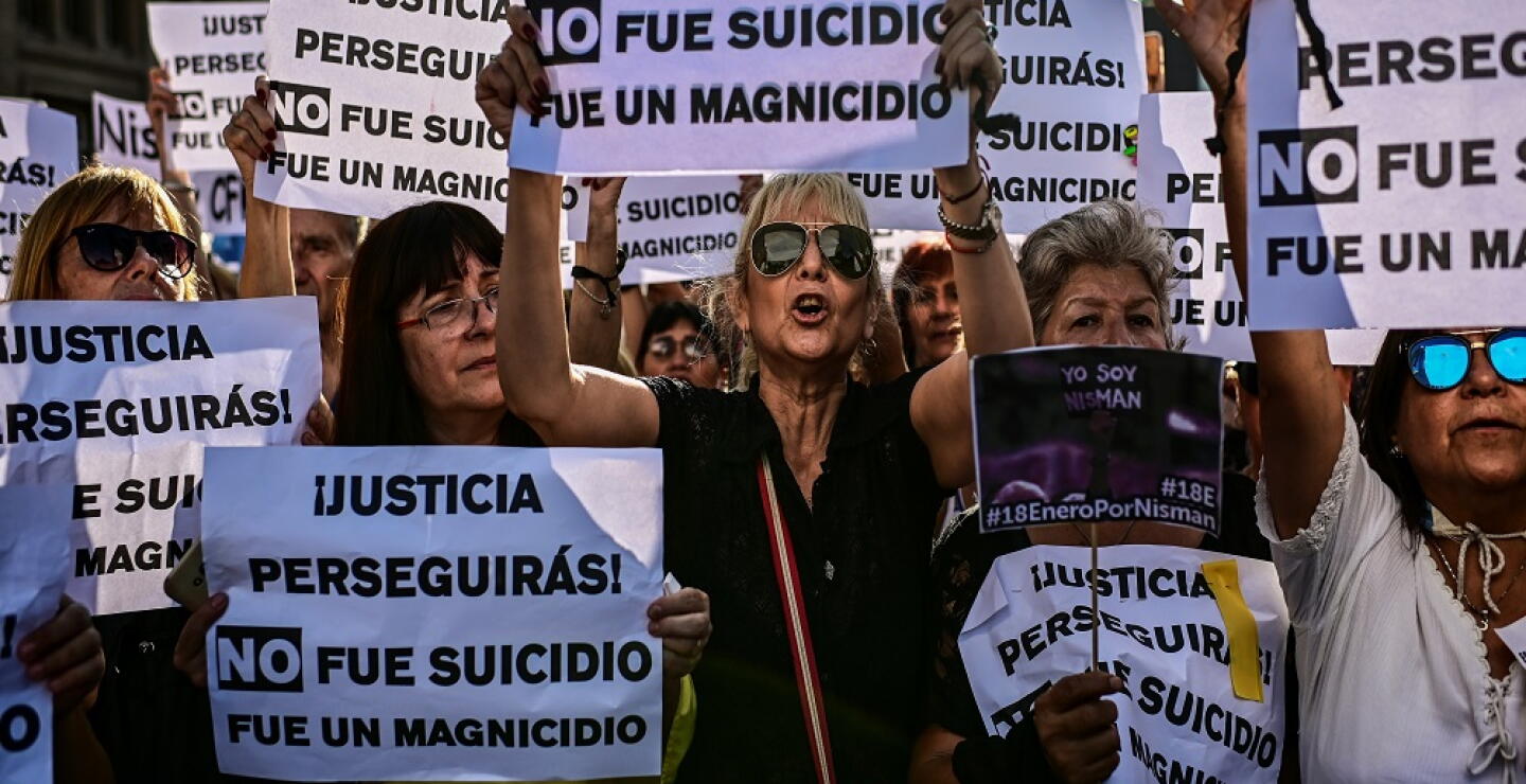 353089_BLU Radio. Marcha por Nisman / Foto: AFP