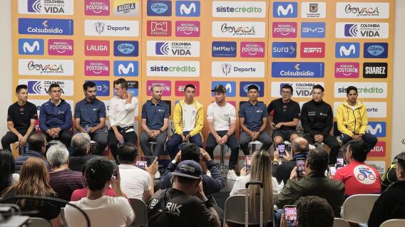 Rueda de prensa del Tour Colombia. Rueda de prensa del Tour Colombia.
