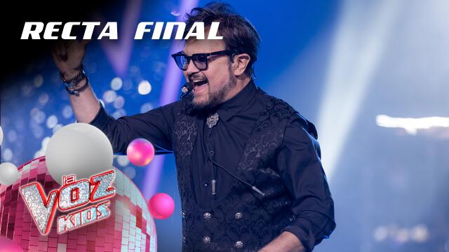 Aleks Syntek en la Recta Final de La Voz Kids.