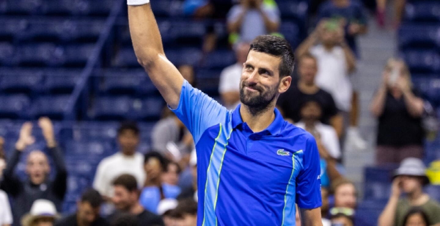 Novak Djokovic durante la edición 2023 del US Open