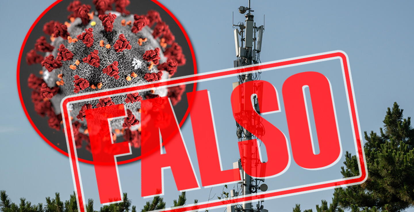 374762_Noticias falsas sobre las redes 5G // Imágenes: AFP, composición BLU Radio