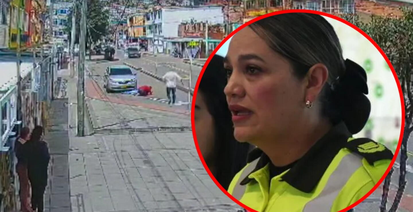 Video del asesinato de la directora de Tránsito de la Policía al sur de Bogotá