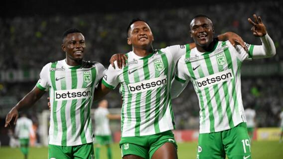 Atlético Nacional visita a Bahía por la Copa Libertadores. 