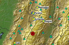 Nuevo temblor hoy en Colombia: sismo de magnitud 4,2 se registró en Chaparral, Tolima