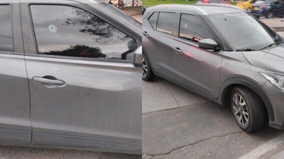 Así quedó el carro donde se transportaba el director de la cárcel La Modelo.jpg Así quedó el carro donde se transportaba el director de la cárcel La Modelo.jpg