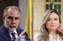 Armando Benedetti y Lina María Garrido.