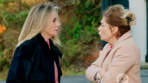 Aliye recibe la visita de Keriman y pelean fuera de la mansión en Hicran.