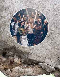 Se derrumba un piso en plena fiesta