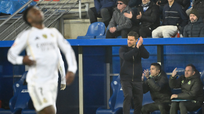 Xabi Alonso y Vinícius