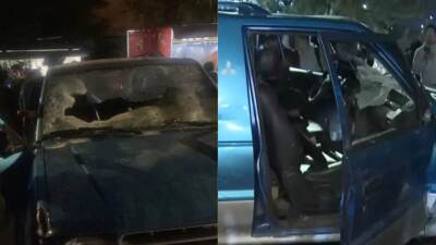 Camioneta de conductor linchado. Camioneta de conductor linchado.