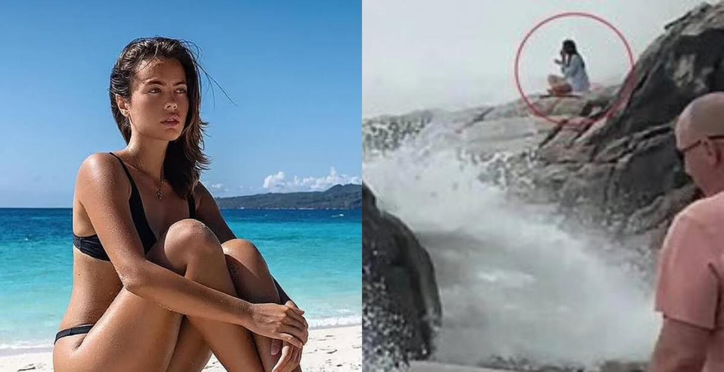 La actriz rusa Kamilla Belyatskaya fue arrastrada hasta la muerte por una ola