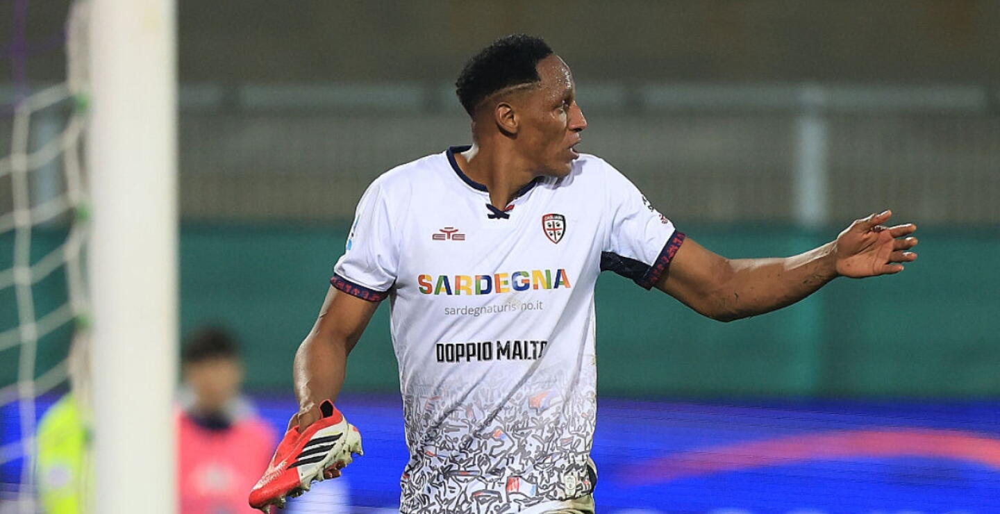 Yerry Mina, defensor del Cagliari y de la Selección Colombia.