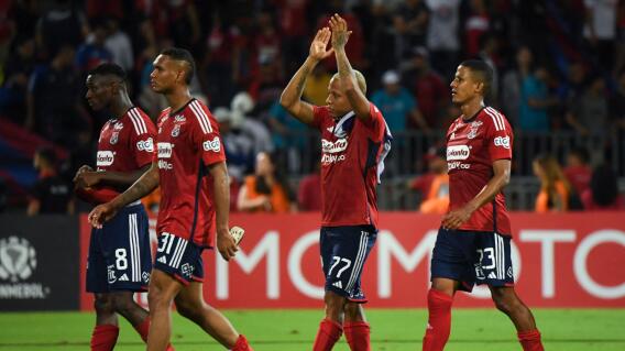 Independiente Medellín celebra en Copa Sudamericana Independiente Medellín celebra en Copa Sudamericana