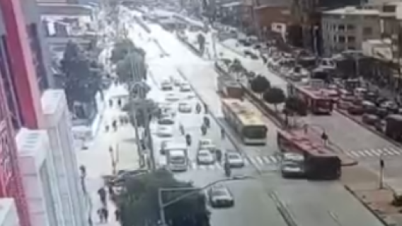 Choque Transmilenio con ambulancia 