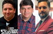 377157_Herbin Hoyos, Nelson Alarcón y Miguel Ángel del Río // Fotos: AFP y suministradas