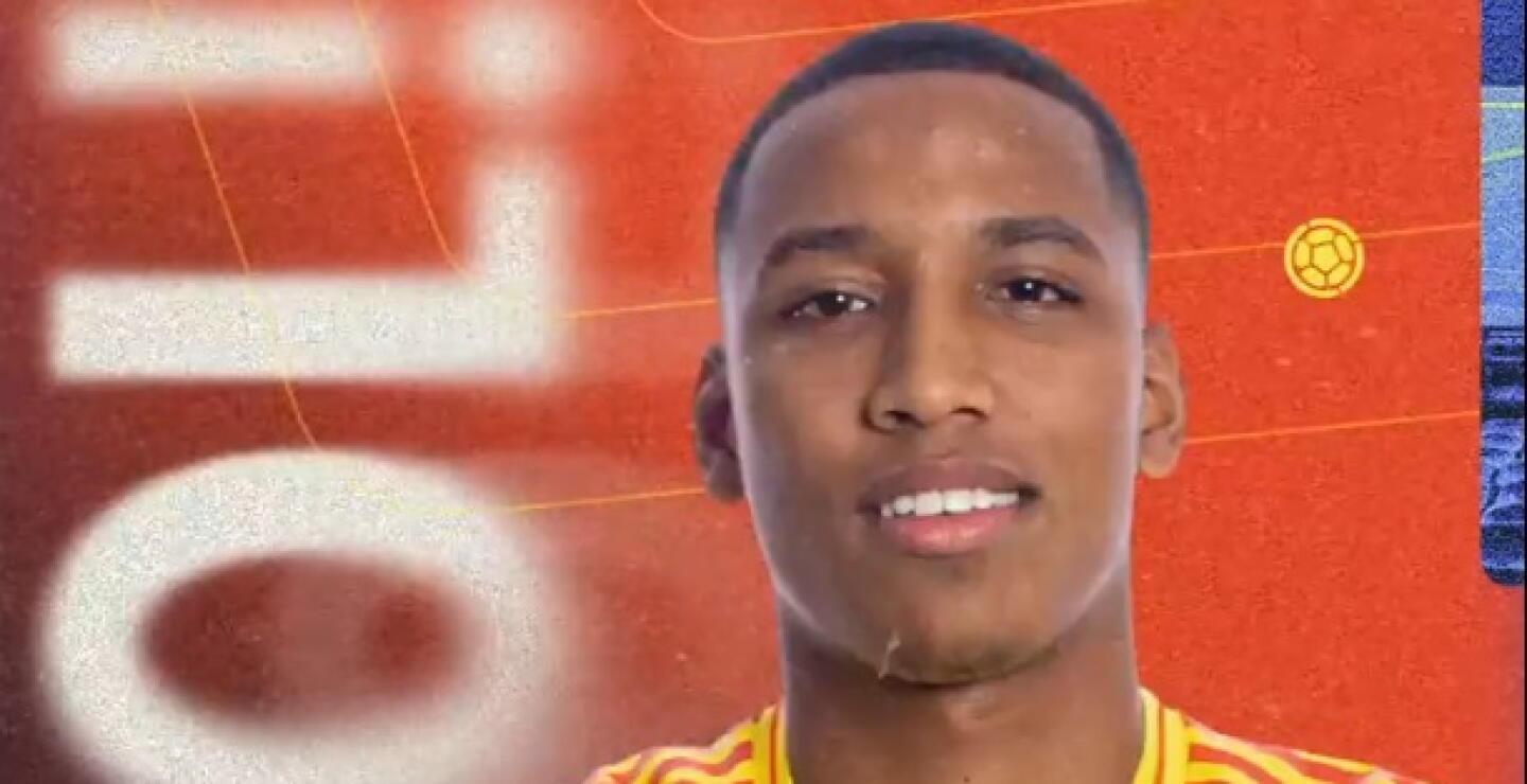 Kener González festejó contra Uruguay en el Sudamericano Sub-20.