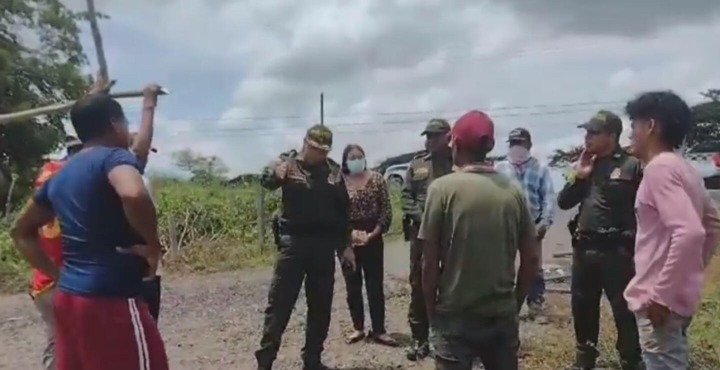 Campesinos en Bolívar intentaron ocupar ilegalmente una finca ganadera