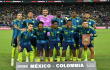 La formación de la Selección Colombia en el duelo preparatorio contra México. 