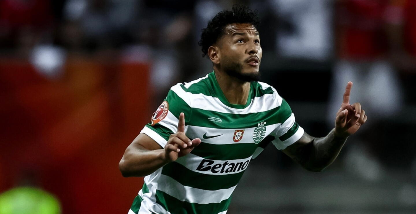 Luis Javier Suárez, delantero colombiano que milita en el Sporting Lisboa. 