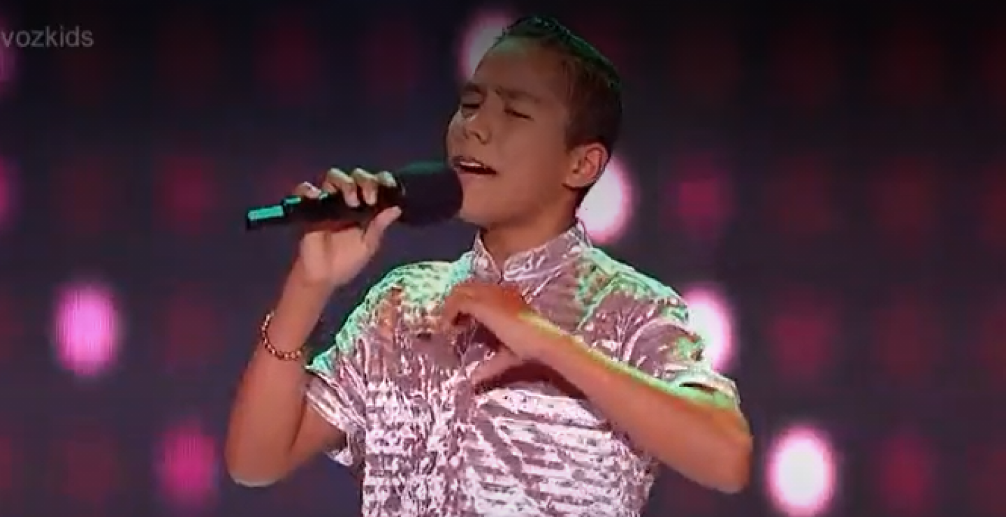 Jeferson, participante de La Voz Kids