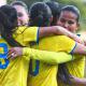 Selección Colombia femenina en el Sudamericano Sub-20.
