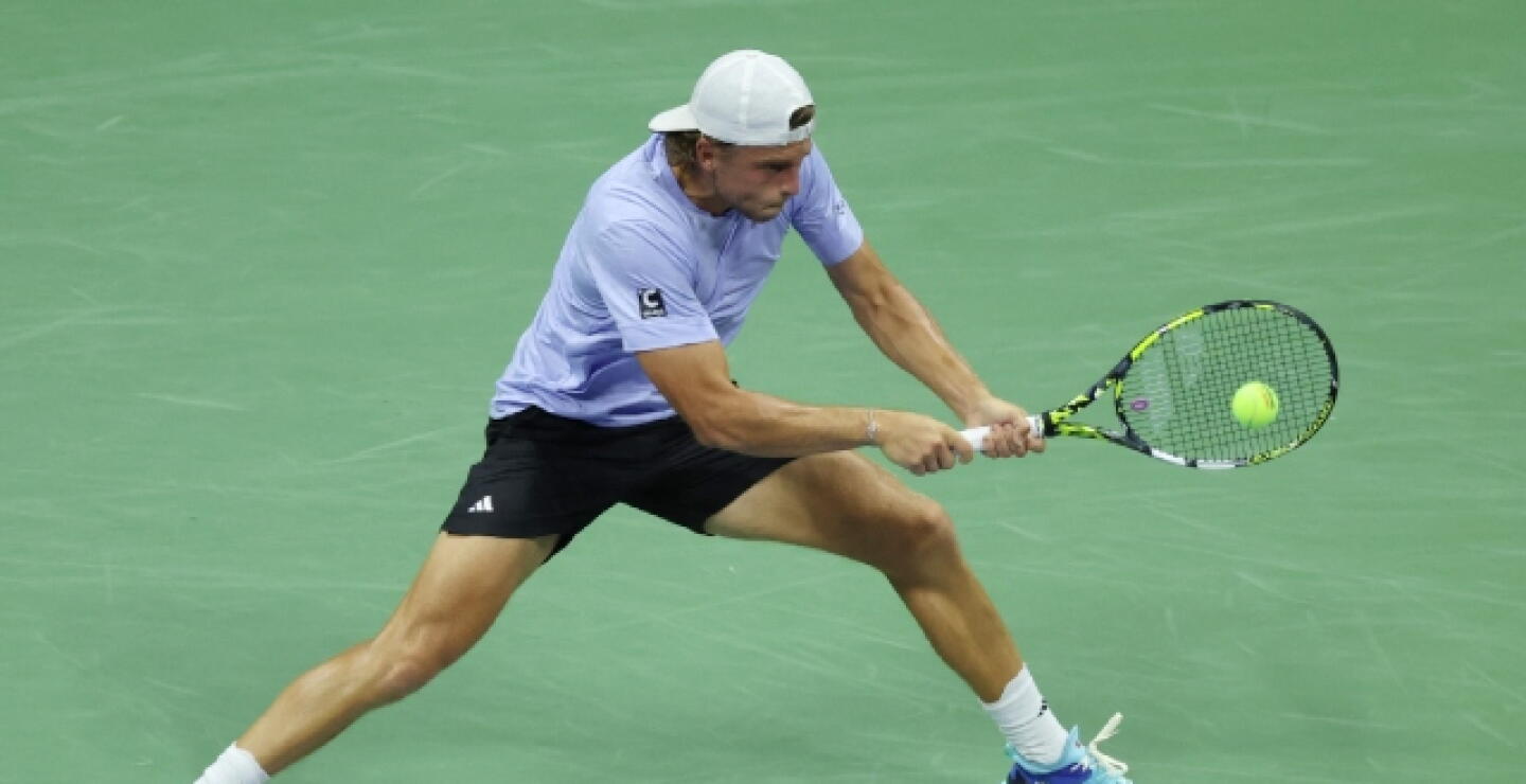 Alexandre Muller, tenista francés 26 de años durante el US Open 2023