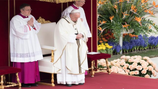 El mensaje del papa Francisco en la misa de Pascua recordó a Venezuela