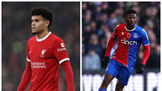 Luis Díaz y Jefferson Lerma se enfrentarán este sábado en la Premier League. Luis Díaz y Jefferson Lerma se enfrentarán este sábado en la Premier League.