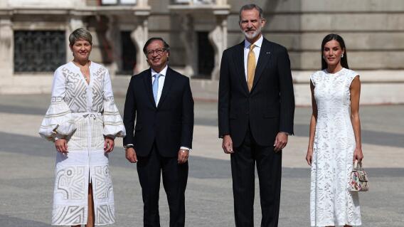 Encuetro del presidente Petro con los reyes de España. Encuetro del presidente Petro con los reyes de España.