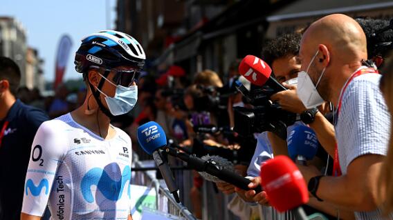 Enric Mas, ciclista español del Movistar. Enric Mas, ciclista español del Movistar.