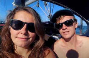 361507_Elena Manighetti y Ryan Osborne // Foto YouTube: Sailing Kittiwake