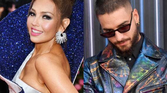 335842_BLU Radio // Thalia - Maluma // Foto: AFP