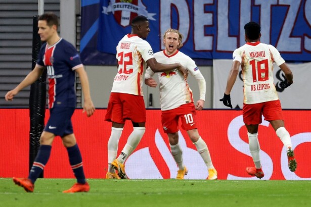 PSG no levanta cabeza en Champions League: perdió 2-1 con Leipzig y se complicó en el grupo H