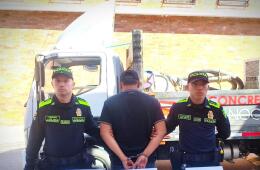 Capturado con vehículo robado en San Gil 